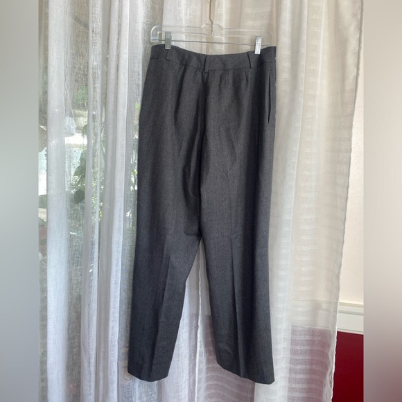 bbzipper New Macy 100% Wool Gray Dress Trousers Size 12 - Picture 5 of 14